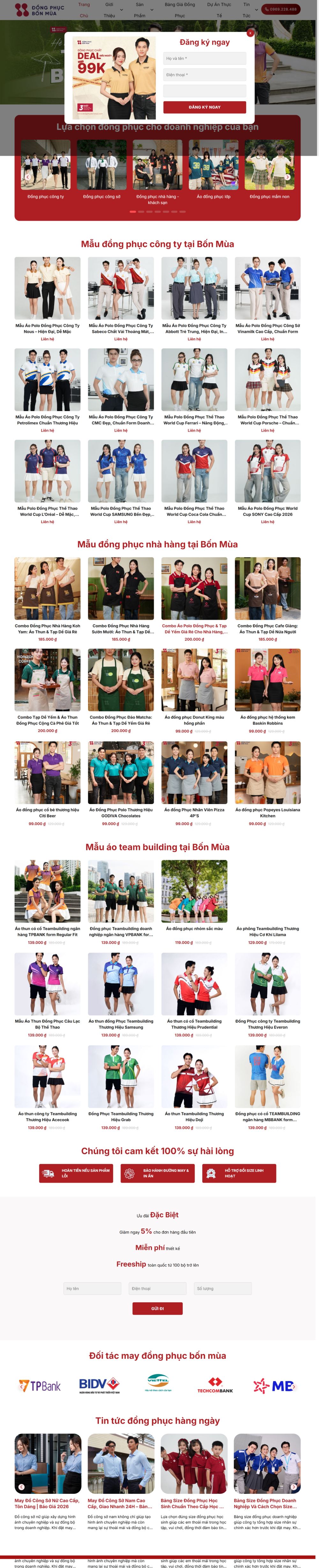 Mẫu template đồng phục TP06