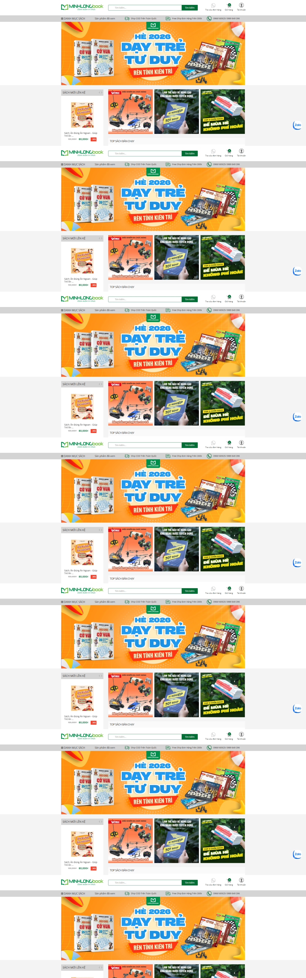 Mẫu template sách TPS03